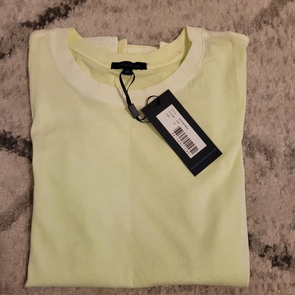 Patrick Assaraf Pima Cotton Reverse Spray Wash T-Shirt - Picture 7 of 12